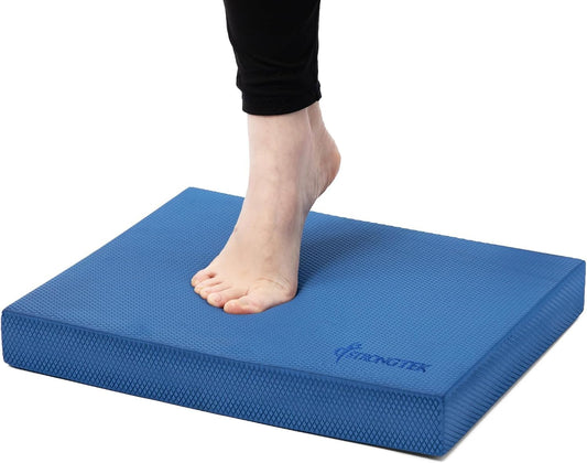 Foam Balance Pad, High-Density TPE, 15.8 x 13 x 2 in, Non-Slip