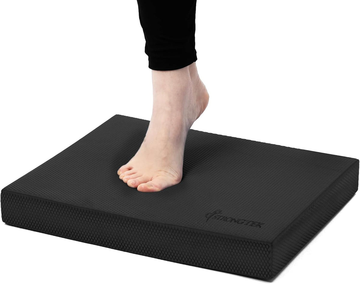 Foam Balance Pad, High-Density TPE, 15.8 x 13 x 2 in, Non-Slip