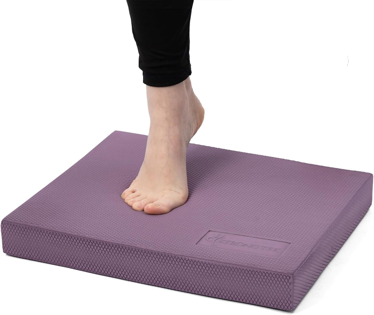 Foam Balance Pad, High-Density TPE, 15.8 x 13 x 2 in, Non-Slip