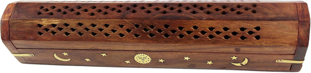 Sheesham Wood Incense Burner Holder - Set of 2 Incense Burners