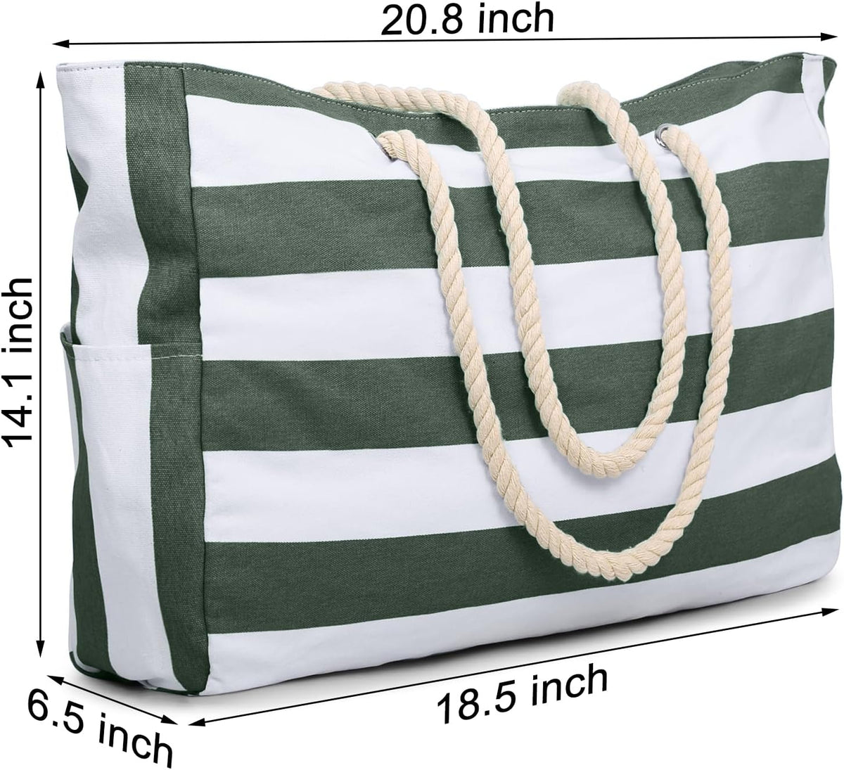 Becokan Beach Bags for Women Large Waterproof Beach Tote Bag Zipper Beach Bags Waterproof Sandproof Swim Pool Bag Large Tote