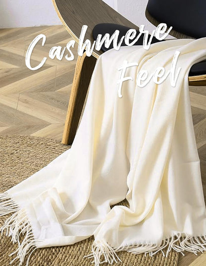 Women's Pashmina Shawl Wraps Large Cozy Scarf for Wedding Bridal Evening
