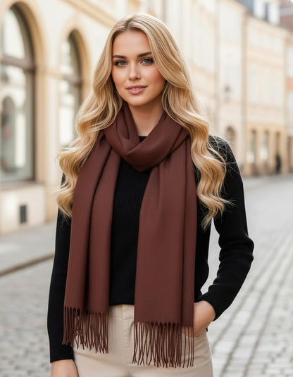 Women's Pashmina Shawl Wraps Large Cozy Scarf for Wedding Bridal Evening