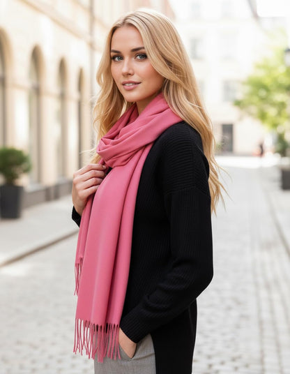 Women's Pashmina Shawl Wraps Large Cozy Scarf for Wedding Bridal Evening