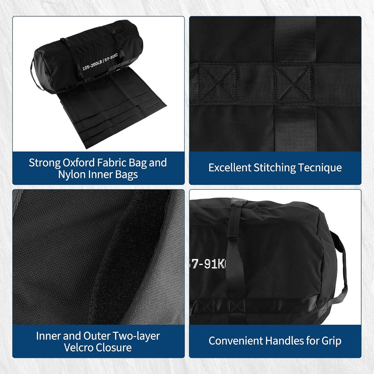 Adjustable Sand Bags for Working Out,Sandbags for Workout for Yoga, Strength Training and Full-Body Workouts