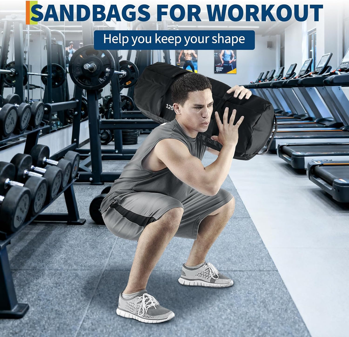 Adjustable Sand Bags for Working Out,Sandbags for Workout for Yoga, Strength Training and Full-Body Workouts