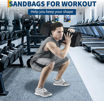 Adjustable Sand Bags for Working Out,Sandbags for Workout for Yoga, Strength Training and Full-Body Workouts