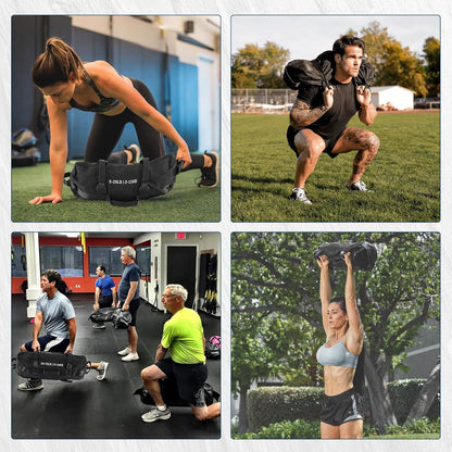 Adjustable Sand Bags for Working Out,Sandbags for Workout for Yoga, Strength Training and Full-Body Workouts
