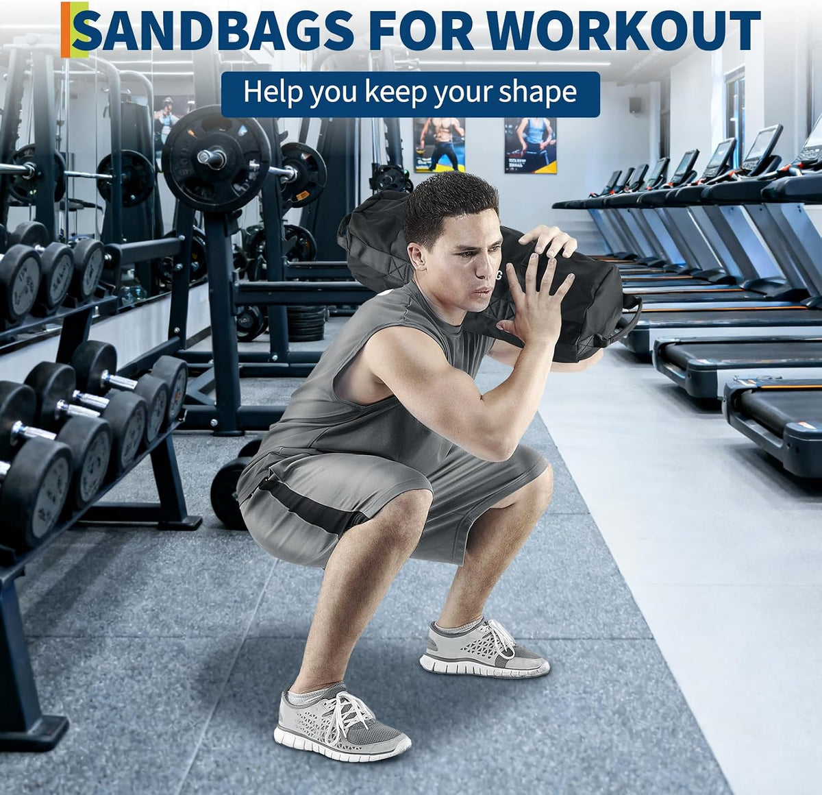Adjustable Sand Bags for Working Out,Sandbags for Workout for Yoga, Strength Training and Full-Body Workouts