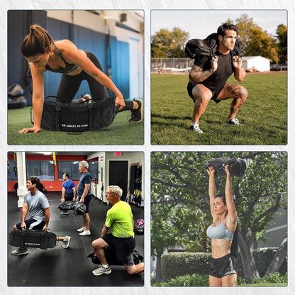 Adjustable Sand Bags for Working Out,Sandbags for Workout for Yoga, Strength Training and Full-Body Workouts