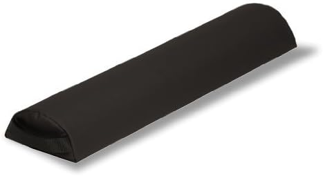 Bolster Pillow Half Round – Durable Massage Bolster, 100% PU Upholstery incl. Strap Handle/Professional Quality for Massage Tables/Back Pain Relief