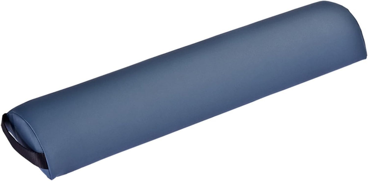 Bolster Pillow Half Round – Durable Massage Bolster, 100% PU Upholstery incl. Strap Handle/Professional Quality for Massage Tables/Back Pain Relief