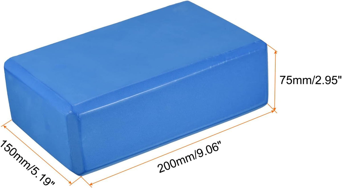 Yoga Block-Light Weight High-Density EVA Foam Brick for Beginners, Yogis, Pilates, Meditation