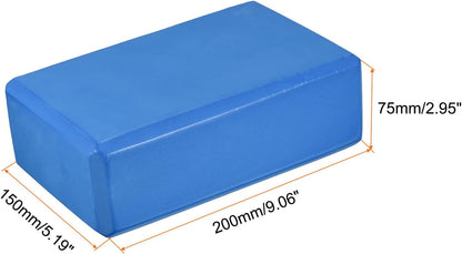 Yoga Block-Light Weight High-Density EVA Foam Brick for Beginners, Yogis, Pilates, Meditation