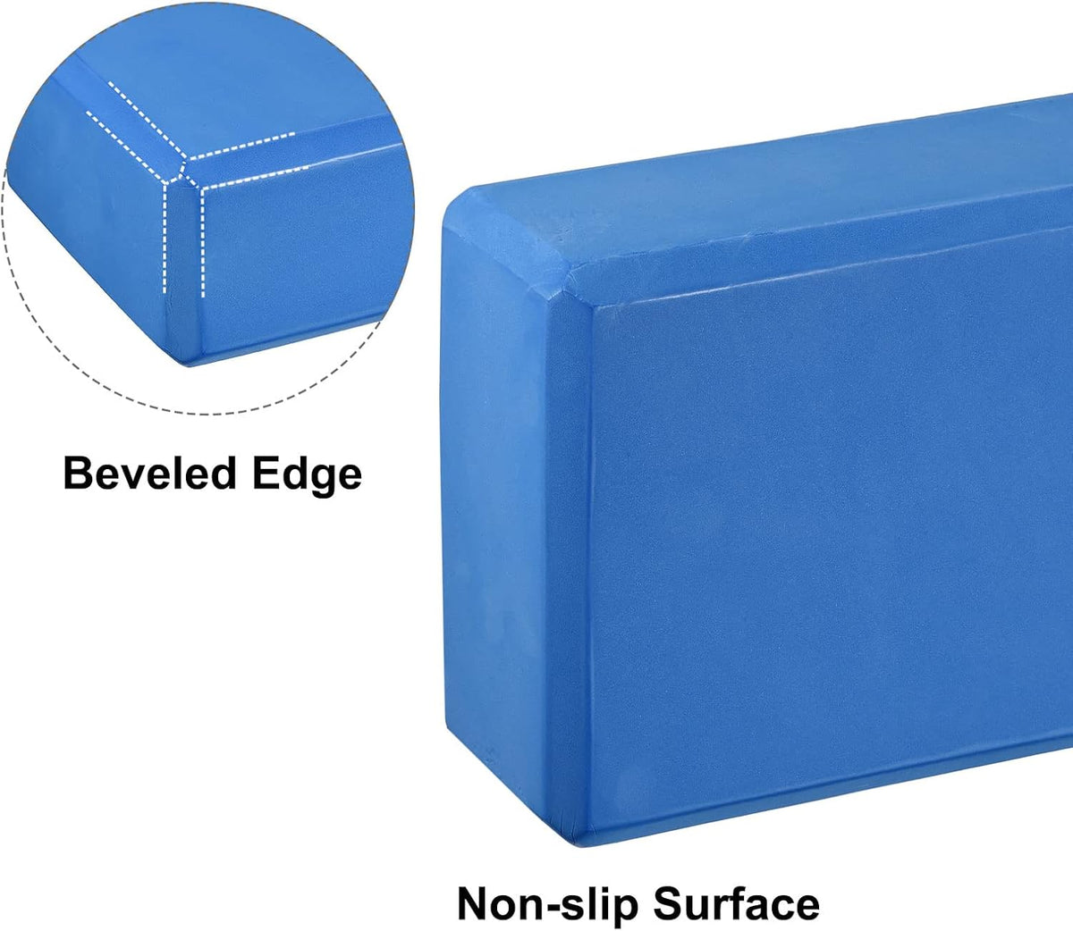 Yoga Block-Light Weight High-Density EVA Foam Brick for Beginners, Yogis, Pilates, Meditation