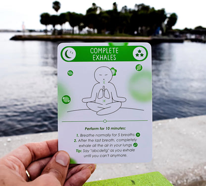 BEST 100 Daily Meditation Cards | Anxiety Relief Item for Relaxation | Self Care Kit for Stress Relief | Perfect Mindfulness Gift For Teens & Adults | Advance Beyond Positive Affirmations