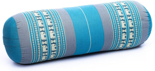 Yoga Bolster Pillow Bolster Pilates Size 26x10 Inches | Premium Natural Kapok | Eco-friendly | Comfortable Comfortable Long Pillow Support | Yoga Pillow, Yoga Exercise