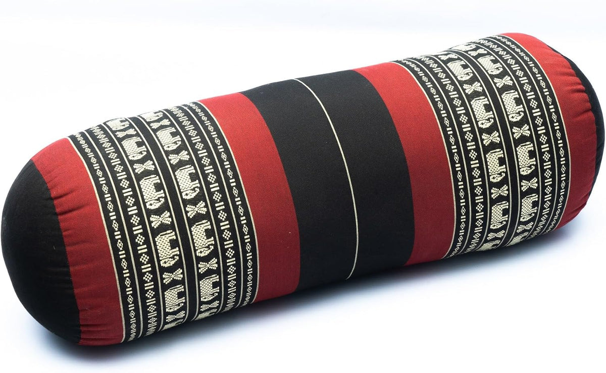 Yoga Bolster Pillow Bolster Pilates Size 26x10 Inches | Premium Natural Kapok | Eco-friendly | Comfortable Comfortable Long Pillow Support | Yoga Pillow, Yoga Exercise