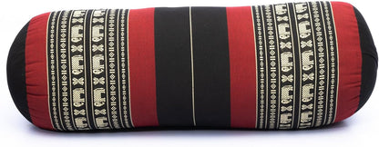 Yoga Bolster Pillow Bolster Pilates Size 26x10 Inches | Premium Natural Kapok | Eco-friendly | Comfortable Comfortable Long Pillow Support | Yoga Pillow, Yoga Exercise