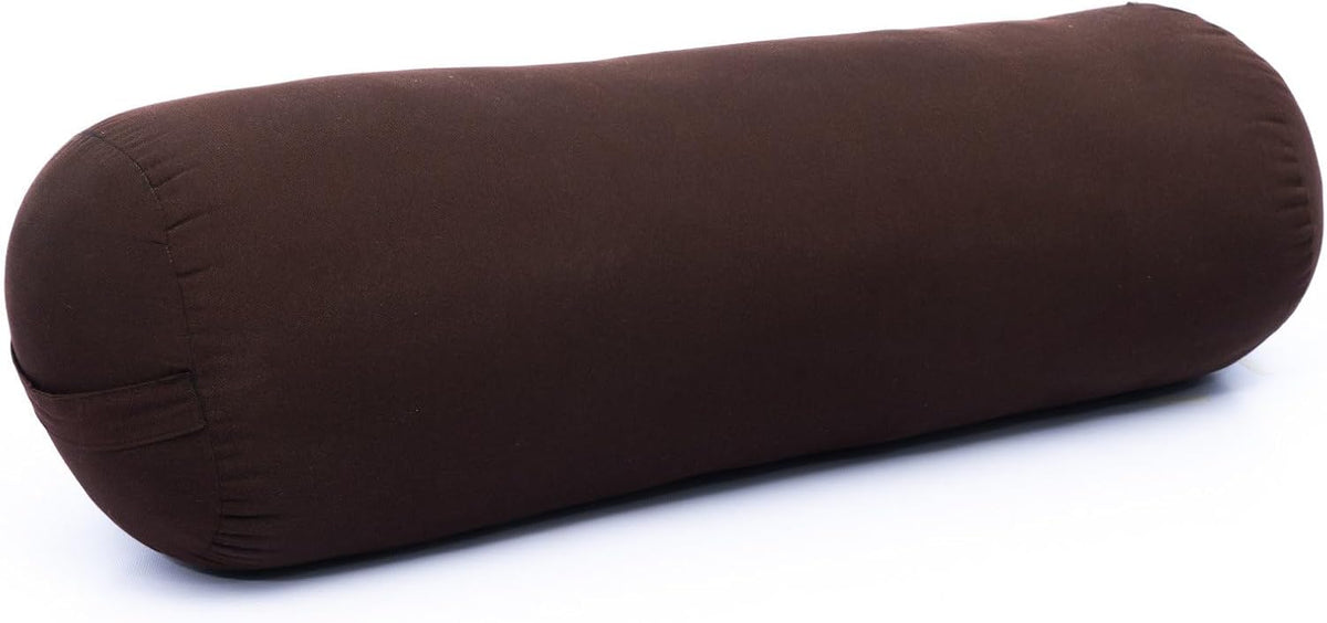 Yoga Bolster Pillow Bolster Pilates Size 26x10 Inches | Premium Natural Kapok | Eco-friendly | Comfortable Comfortable Long Pillow Support | Yoga Pillow, Yoga Exercise