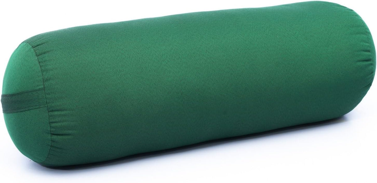 Yoga Bolster Pillow Bolster Pilates Size 26x10 Inches | Premium Natural Kapok | Eco-friendly | Comfortable Comfortable Long Pillow Support | Yoga Pillow, Yoga Exercise
