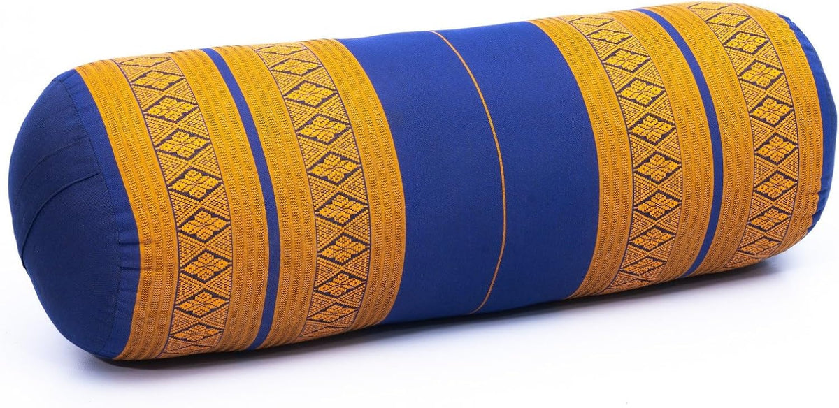 Yoga Bolster Pillow Bolster Pilates Size 26x10 Inches | Premium Natural Kapok | Eco-friendly | Comfortable Comfortable Long Pillow Support | Yoga Pillow, Yoga Exercise