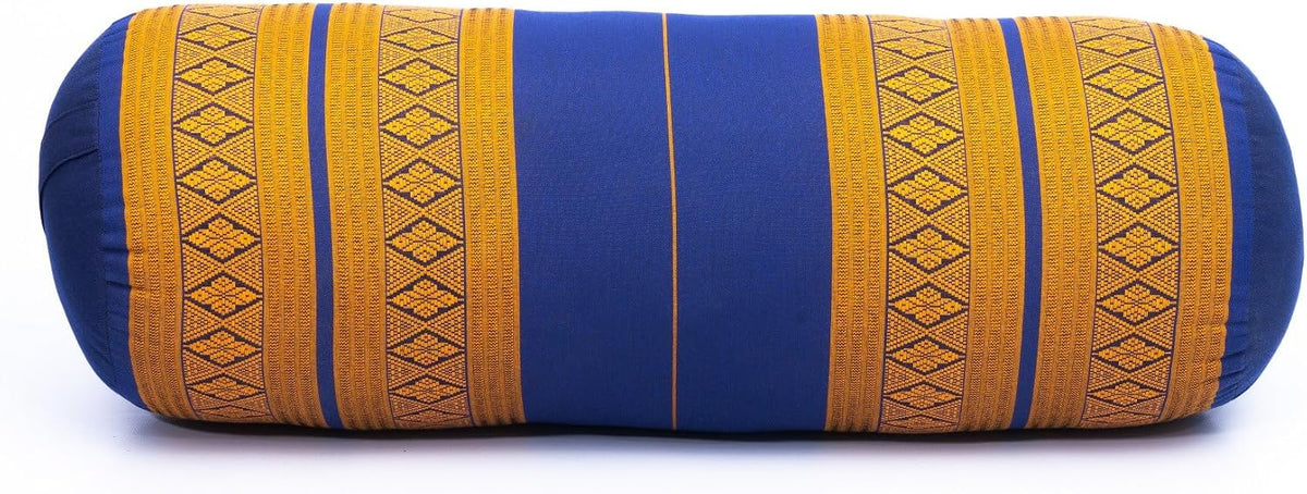 Yoga Bolster Pillow Bolster Pilates Size 26x10 Inches | Premium Natural Kapok | Eco-friendly | Comfortable Comfortable Long Pillow Support | Yoga Pillow, Yoga Exercise
