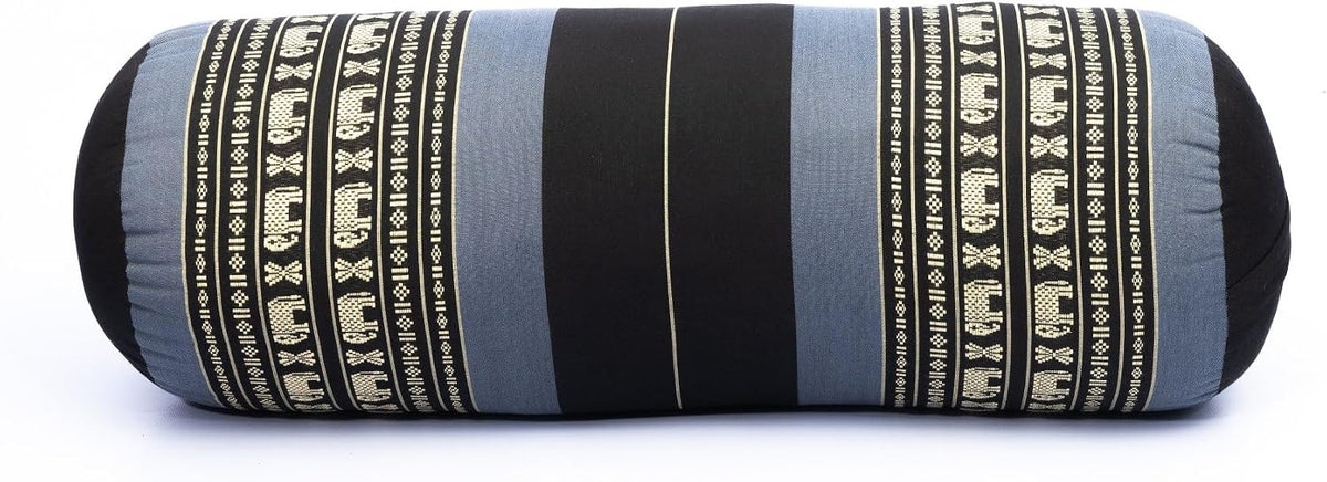 Yoga Bolster Pillow Bolster Pilates Size 26x10 Inches | Premium Natural Kapok | Eco-friendly | Comfortable Comfortable Long Pillow Support | Yoga Pillow, Yoga Exercise