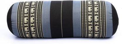 Yoga Bolster Pillow Bolster Pilates Size 26x10 Inches | Premium Natural Kapok | Eco-friendly | Comfortable Comfortable Long Pillow Support | Yoga Pillow, Yoga Exercise