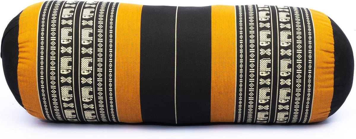 Yoga Bolster Pillow Bolster Pilates Size 26x10 Inches | Premium Natural Kapok | Eco-friendly | Comfortable Comfortable Long Pillow Support | Yoga Pillow, Yoga Exercise