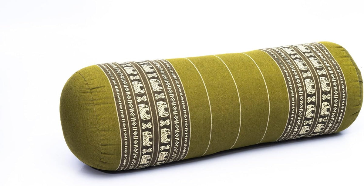 Yoga Bolster Pillow Bolster Pilates Size 26x10 Inches | Premium Natural Kapok | Eco-friendly | Comfortable Comfortable Long Pillow Support | Yoga Pillow, Yoga Exercise
