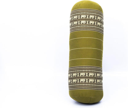 Yoga Bolster Pillow Bolster Pilates Size 26x10 Inches | Premium Natural Kapok | Eco-friendly | Comfortable Comfortable Long Pillow Support | Yoga Pillow, Yoga Exercise