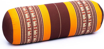 Yoga Bolster Pillow Bolster Pilates Size 26x10 Inches | Premium Natural Kapok | Eco-friendly | Comfortable Comfortable Long Pillow Support | Yoga Pillow, Yoga Exercise