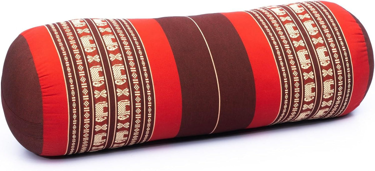 Yoga Bolster Pillow Bolster Pilates Size 26x10 Inches | Premium Natural Kapok | Eco-friendly | Comfortable Comfortable Long Pillow Support | Yoga Pillow, Yoga Exercise