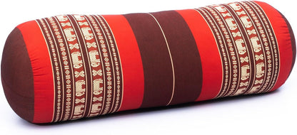 Yoga Bolster Pillow Bolster Pilates Size 26x10 Inches | Premium Natural Kapok | Eco-friendly | Comfortable Comfortable Long Pillow Support | Yoga Pillow, Yoga Exercise