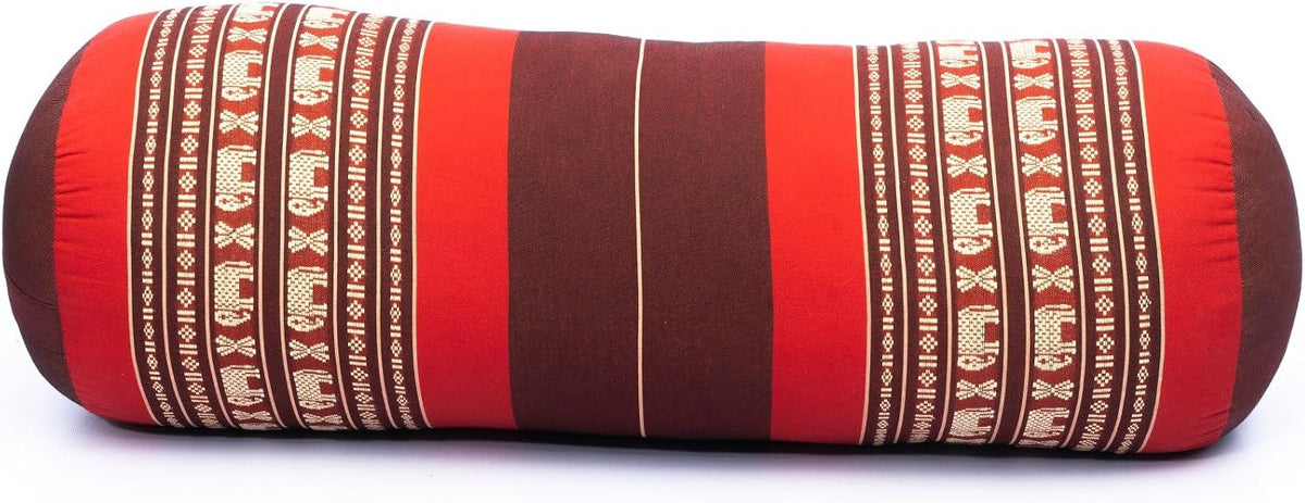 Yoga Bolster Pillow Bolster Pilates Size 26x10 Inches | Premium Natural Kapok | Eco-friendly | Comfortable Comfortable Long Pillow Support | Yoga Pillow, Yoga Exercise