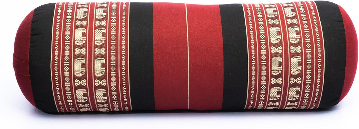 Yoga Bolster Pillow Bolster Pilates Size 26x10 Inches | Premium Natural Kapok | Eco-friendly | Comfortable Comfortable Long Pillow Support | Yoga Pillow, Yoga Exercise