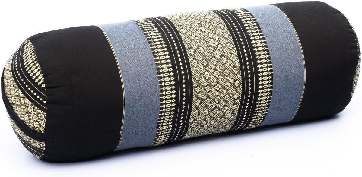 Yoga Bolster Pillow Bolster Pilates Size 26x10 Inches | Premium Natural Kapok | Eco-friendly | Comfortable Comfortable Long Pillow Support | Yoga Pillow, Yoga Exercise