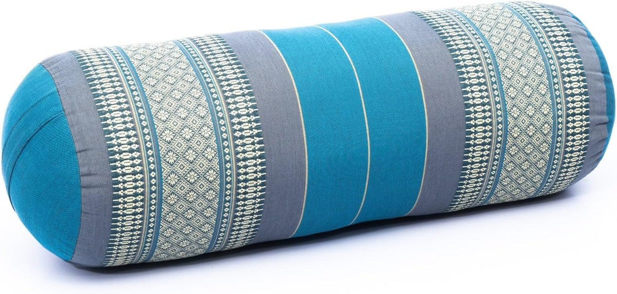 Yoga Bolster Pillow Bolster Pilates Size 26x10 Inches | Premium Natural Kapok | Eco-friendly | Comfortable Comfortable Long Pillow Support | Yoga Pillow, Yoga Exercise