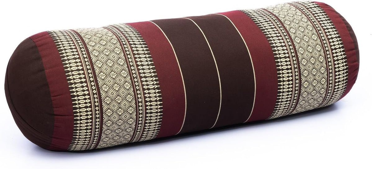 Yoga Bolster Pillow Bolster Pilates Size 26x10 Inches | Premium Natural Kapok | Eco-friendly | Comfortable Comfortable Long Pillow Support | Yoga Pillow, Yoga Exercise