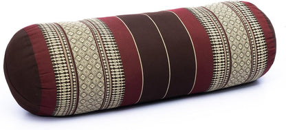 Yoga Bolster Pillow Bolster Pilates Size 26x10 Inches | Premium Natural Kapok | Eco-friendly | Comfortable Comfortable Long Pillow Support | Yoga Pillow, Yoga Exercise
