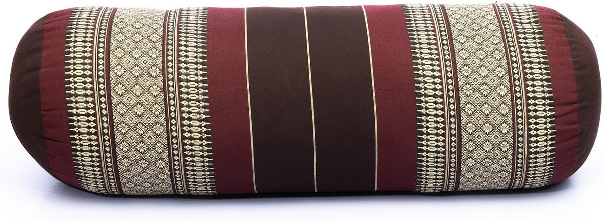 Yoga Bolster Pillow Bolster Pilates Size 26x10 Inches | Premium Natural Kapok | Eco-friendly | Comfortable Comfortable Long Pillow Support | Yoga Pillow, Yoga Exercise