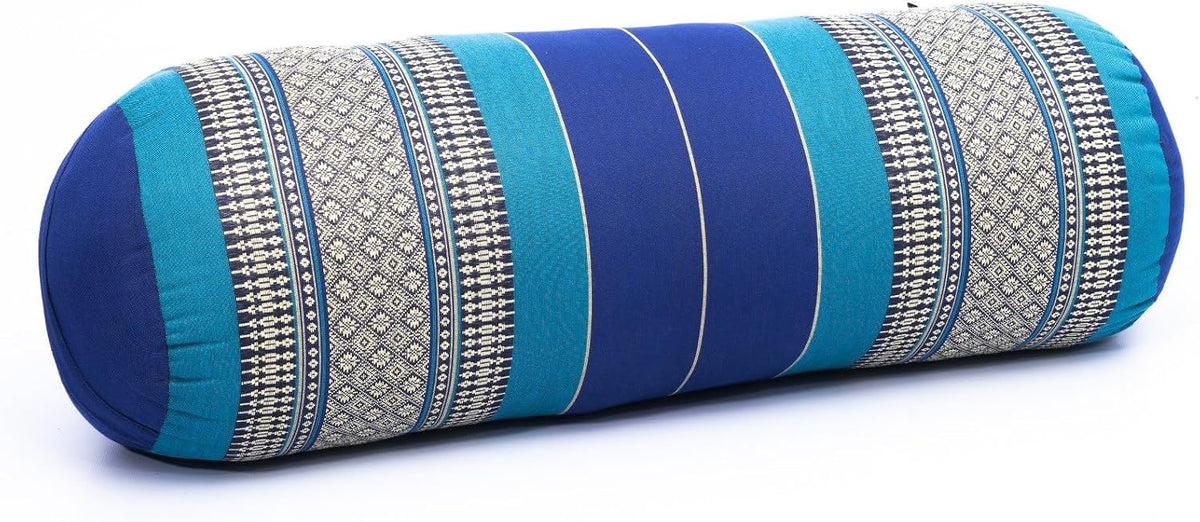 Yoga Bolster Pillow Bolster Pilates Size 26x10 Inches | Premium Natural Kapok | Eco-friendly | Comfortable Comfortable Long Pillow Support | Yoga Pillow, Yoga Exercise