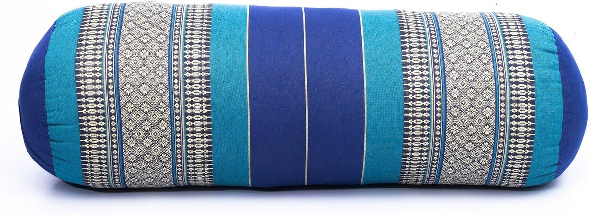 Yoga Bolster Pillow Bolster Pilates Size 26x10 Inches | Premium Natural Kapok | Eco-friendly | Comfortable Comfortable Long Pillow Support | Yoga Pillow, Yoga Exercise