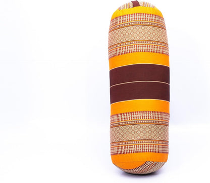 Yoga Bolster Pillow Bolster Pilates Size 26x10 Inches | Premium Natural Kapok | Eco-friendly | Comfortable Comfortable Long Pillow Support | Yoga Pillow, Yoga Exercise