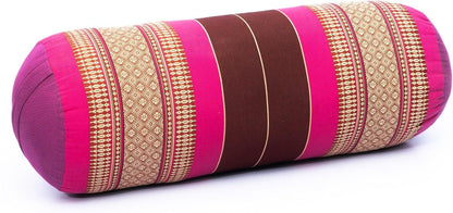 Yoga Bolster Pillow Bolster Pilates Size 26x10 Inches | Premium Natural Kapok | Eco-friendly | Comfortable Comfortable Long Pillow Support | Yoga Pillow, Yoga Exercise