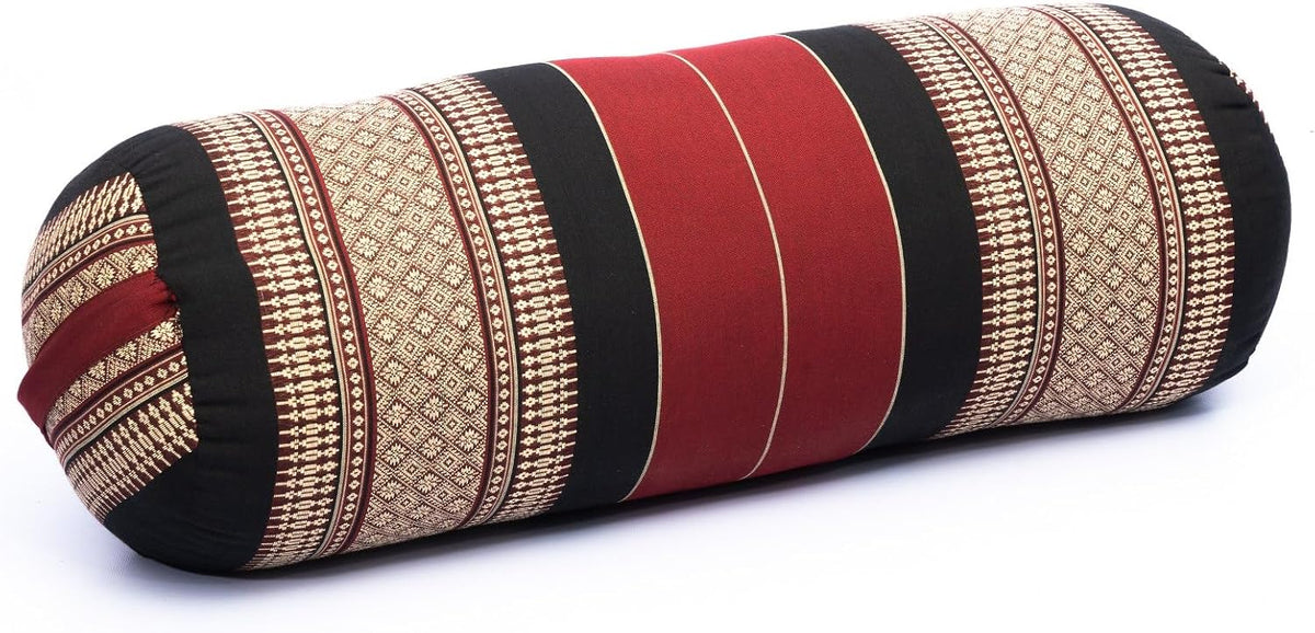 Yoga Bolster Pillow Bolster Pilates Size 26x10 Inches | Premium Natural Kapok | Eco-friendly | Comfortable Comfortable Long Pillow Support | Yoga Pillow, Yoga Exercise
