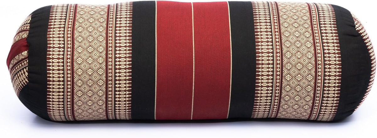 Yoga Bolster Pillow Bolster Pilates Size 26x10 Inches | Premium Natural Kapok | Eco-friendly | Comfortable Comfortable Long Pillow Support | Yoga Pillow, Yoga Exercise