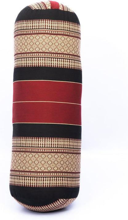 Yoga Bolster Pillow Bolster Pilates Size 26x10 Inches | Premium Natural Kapok | Eco-friendly | Comfortable Comfortable Long Pillow Support | Yoga Pillow, Yoga Exercise