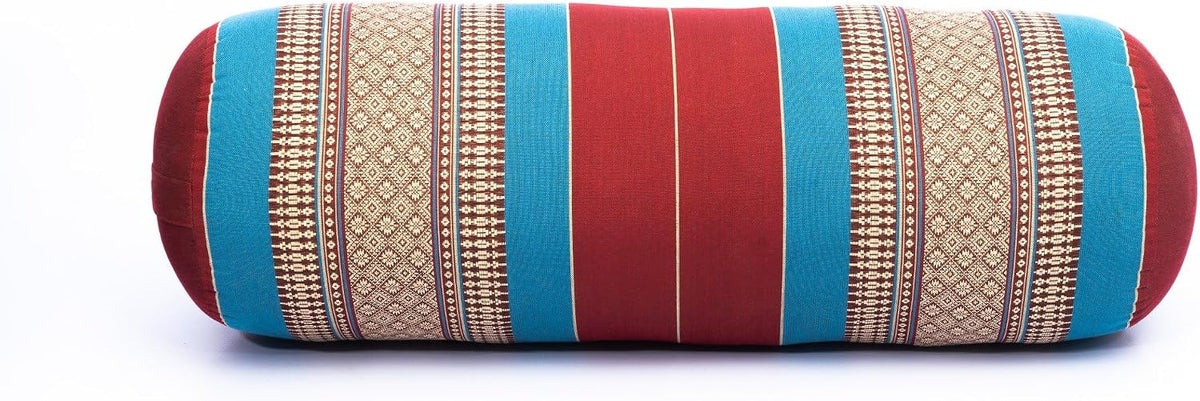 Yoga Bolster Pillow Bolster Pilates Size 26x10 Inches | Premium Natural Kapok | Eco-friendly | Comfortable Comfortable Long Pillow Support | Yoga Pillow, Yoga Exercise